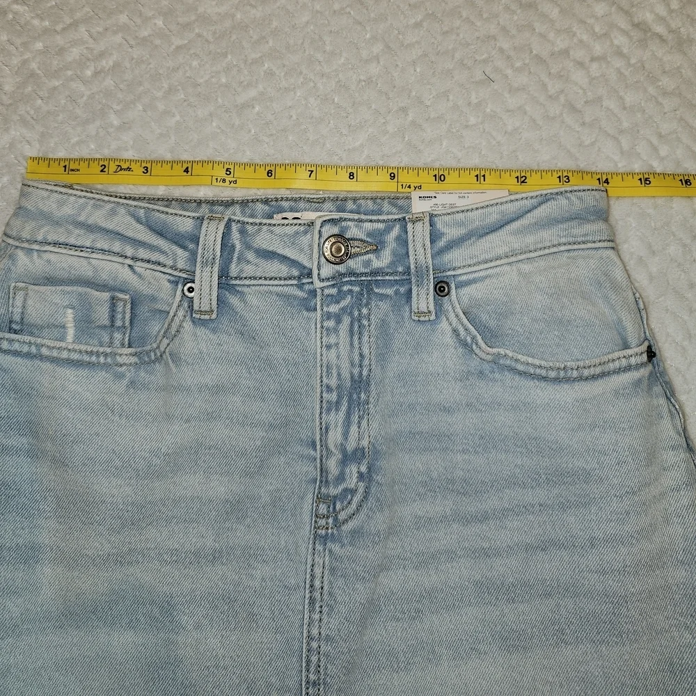 Light Blue Denim Skirt.